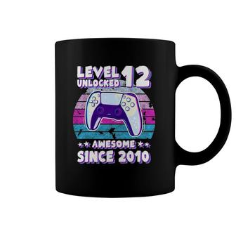 Level 12 Unlocked Bday Gamer Boy Girl 12 Years Old Birthday Coffee Mug | Mazezy