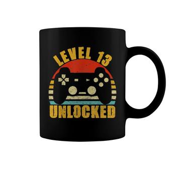 Level 13 Unlocked 13 Years Old Video Gamer 13Th Birthday Coffee Mug | Mazezy