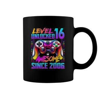 Level 16 Unlocked Awesome Since 2006 16Th Birthday Gaming Coffee Mug | Mazezy