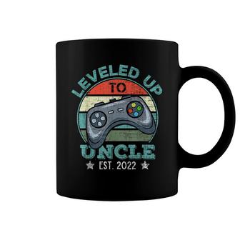 Leveled Up To Uncle 2022 Video Gamer Soon To Be Uncle 2022 Coffee Mug - Seseable