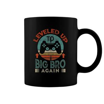 Leveling Up To Big Bro Again Promoted To Big Brother Again Coffee Mug | Mazezy