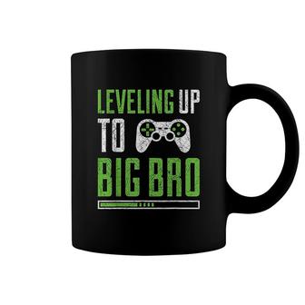Leveling Up To Big Bro Promoted To Big Brother Coffee Mug - Thegiftio UK