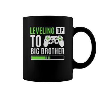 Leveling Up To Big Brother Gaming Baby Gender Announcement Coffee Mug | Mazezy