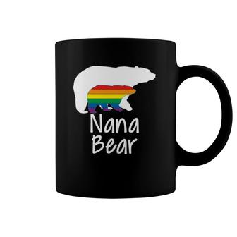 Lgbt Nana Bear Mothers Gay Lesbian Pride Rainbow Coffee Mug | Mazezy