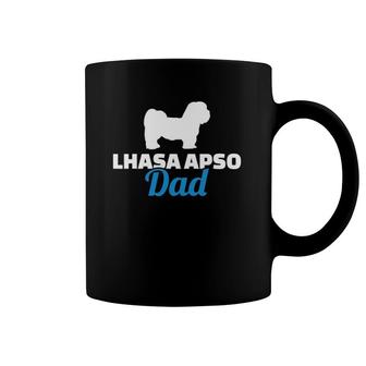 Lhasa Apso Dad Dog Lover Coffee Mug | Mazezy