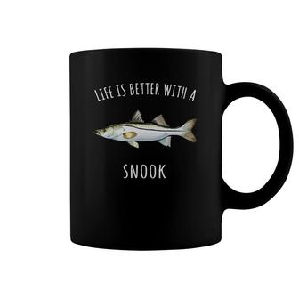 Life Is Better With A Snook Funny Fish Coffee Mug | Mazezy