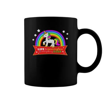 Life Is Meaningless & Everything Dies Coffee Mug | Mazezy UK