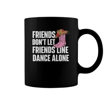 Line Dance Alone Country Music Western Dancer Cowgirl Coffee Mug | Mazezy