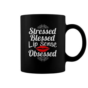 Lipsense Obsessed Lip Sense Consultant Gif Coffee Mug | Mazezy