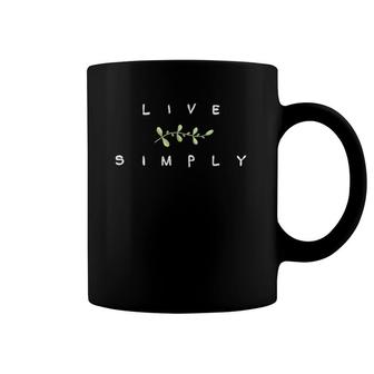 Live Simply Favorable View Of Things Coffee Mug | Mazezy