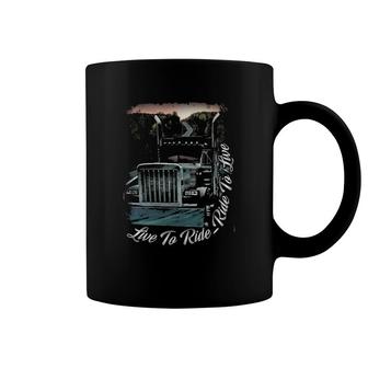 Live To Ride Ride To Live Coffee Mug | Mazezy