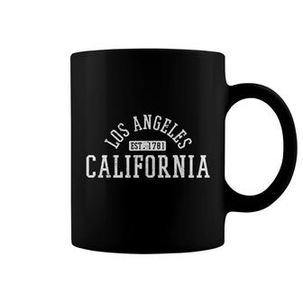 Los Angeles California La Est 1781 Coffee Mug | Mazezy