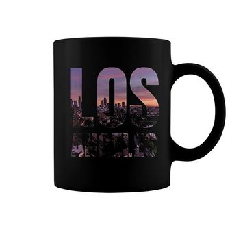 Los Angeles Skyline Coffee Mug | Mazezy