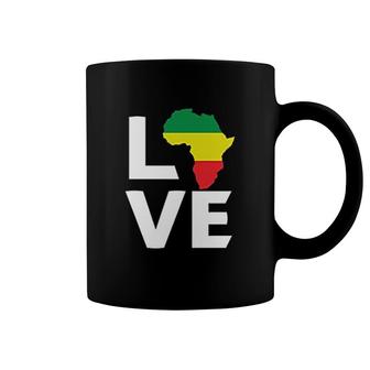 Love Africa Print Design Coffee Mug | Mazezy