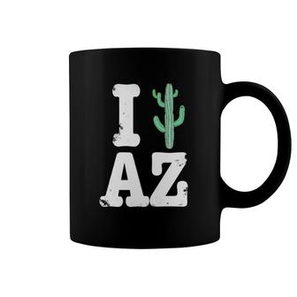 Love Arizona Saguaro Cactus Hiking Coffee Mug | Mazezy