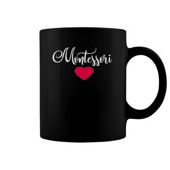 Love Montessori Education Teacher Gift Coffee Mug | Mazezy