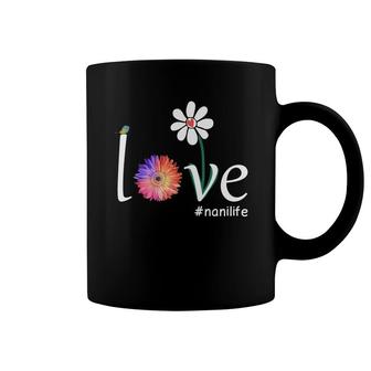 Love Nani Life Grandma Flower Gift Coffee Mug | Mazezy