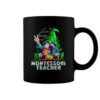 Lucky Montessori Teacher Gnomes St Patrick's Day Coffee Mug | Mazezy