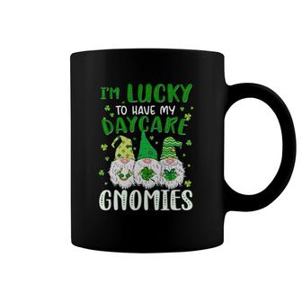 Lucky To Have Daycare Gnomies St Patricks Day Coffee Mug | Mazezy