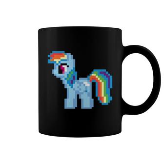 Lustiges Einhorn Motiv Witziges Pixel Design Damen Coffee Mug | Mazezy
