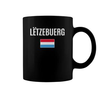 Luxembourg Flag Vintage Home Roots Coffee Mug | Mazezy