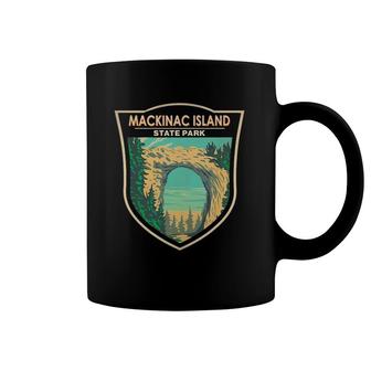 Mackinac Island State Park Michigan Arch Rock Vintage Coffee Mug | Mazezy