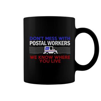 Mail Carrier Mailman Postal Worker Post Office Gift Coffee Mug - Thegiftio UK