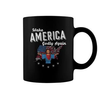 Make America Godly Again Jesus Coffee Mug | Mazezy