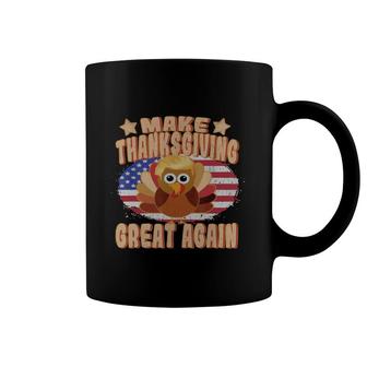 Make Thanksgiving Great Again Thanksgiving Trump Turkey Shirt Coffee Mug - Thegiftio UK