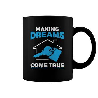 Making Dreams Come True Real Estate Agent Coffee Mug | Mazezy DE