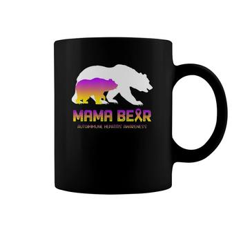 Mama Bear Autoimmune Hepatitis Awareness For Women Men Coffee Mug | Mazezy