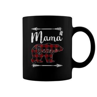 Mama Bear Mother's Day Gifts Mom Mommy Buffalo Plaid Coffee Mug | Mazezy