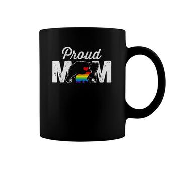 Mama Bear Proud Mom Rainbow Flag Gay Lgbt Pride Mother's Day Coffee Mug | Mazezy