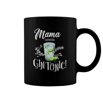 Mama Needs Gin Tonic Funny Gin Lover Gift For Mothers Coffee Mug | Mazezy