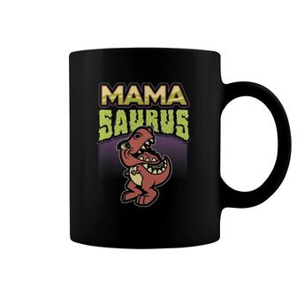 Mama Saurus Rex Funny Dinosaur Coffee Mug | Mazezy CA