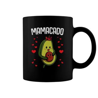 Mamacado Pregnant Funny Pregnancy Avocado Cute Adorable Coffee Mug | Mazezy