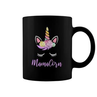 Mamacorn Floral Unicorn Gift For Mom Mothers Day Coffee Mug | Mazezy
