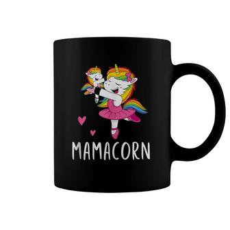 Mamacorn Unicorn Mama Ballerina Mother's Day Gift Coffee Mug | Mazezy CA