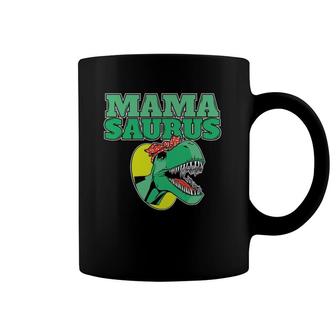 Mamasaurus Dinosaur I Funny Mama Saurusrex I Mamasaurus Coffee Mug | Mazezy