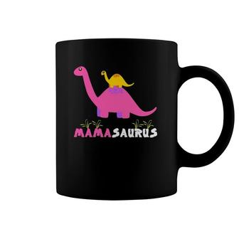 Mamasaurus Funny Dinosaur Mama Saurus Mother's Day Coffee Mug | Mazezy