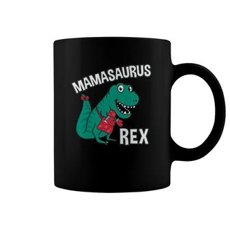 Mamasaurus Rex Dinosaur Mama Coffee Mug | Mazezy