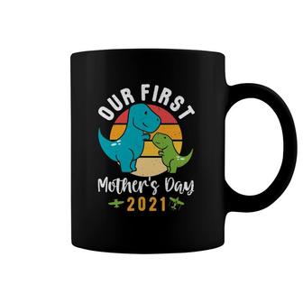 Mamasaurusrex Mommy Baby Dinosaur First Mother's Day 2021 Ver2 Coffee Mug | Mazezy