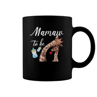 Mamaw To Be Giraffe Baby Cute Animal Coffee Mug | Mazezy