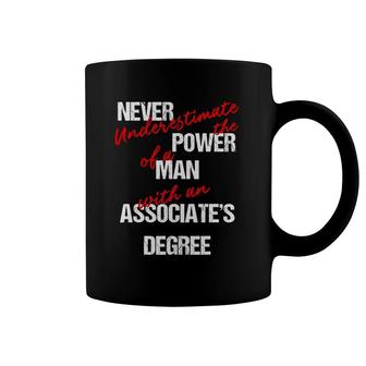 Man Associate's Degree Graduation Diploma Coffee Mug | Mazezy