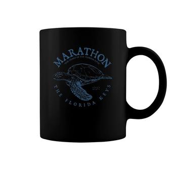 Marathon Turtle Florida Keys Scuba Fishing Diving Tee Coffee Mug | Mazezy