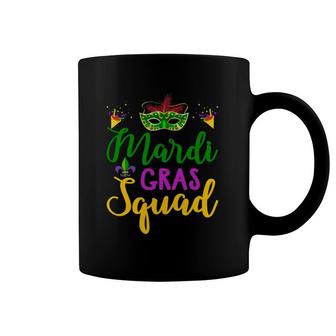 Mardi Gras Squad Funny Mardi Gras Parade Gift For Mardi Gras Coffee Mug | Mazezy