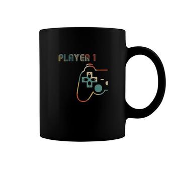Matching Gamer Couple Player 1 Player 2 Coffee Mug | Mazezy