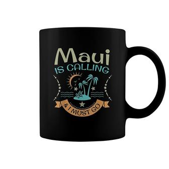 Maui Hawaii Hawaiian Funny Beach Aloha Summer Vacation Coffee Mug | Mazezy