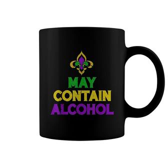 May Contain Alcohol Funny Mardi Gras 2021 Coffee Mug - Thegiftio UK