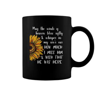 May The Winds Of Heaven For Mother After Death Of Son Coffee Mug | Mazezy